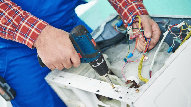 Soma Maytag Maytag çamaşır makinesi kart tamiri – Su almama arızası orijinal parça ile giderildi. - Teknik servis örneği